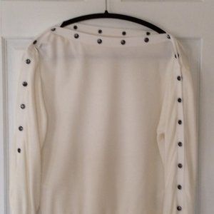 Atwell Ivory Long Sleeve Top sz. small